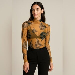 Floral sheer jacket, size s